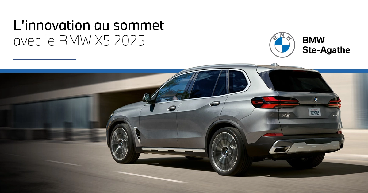 L'innovation au sommet avec la BMW X5 2025, explorez-la