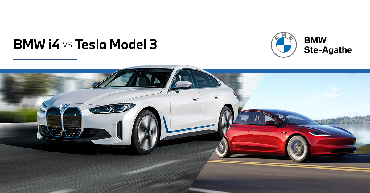Découvrez pourquoi la BMW i4 dépasse la Tesla Model 3 en 2024