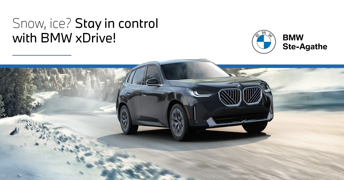 Snow, ice? Stay in control with BMW xDrive!