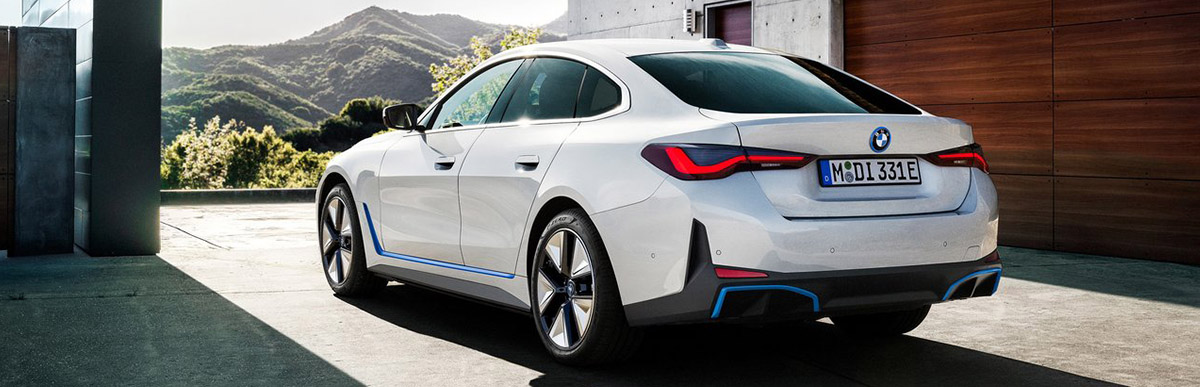 BMW i4 from the back